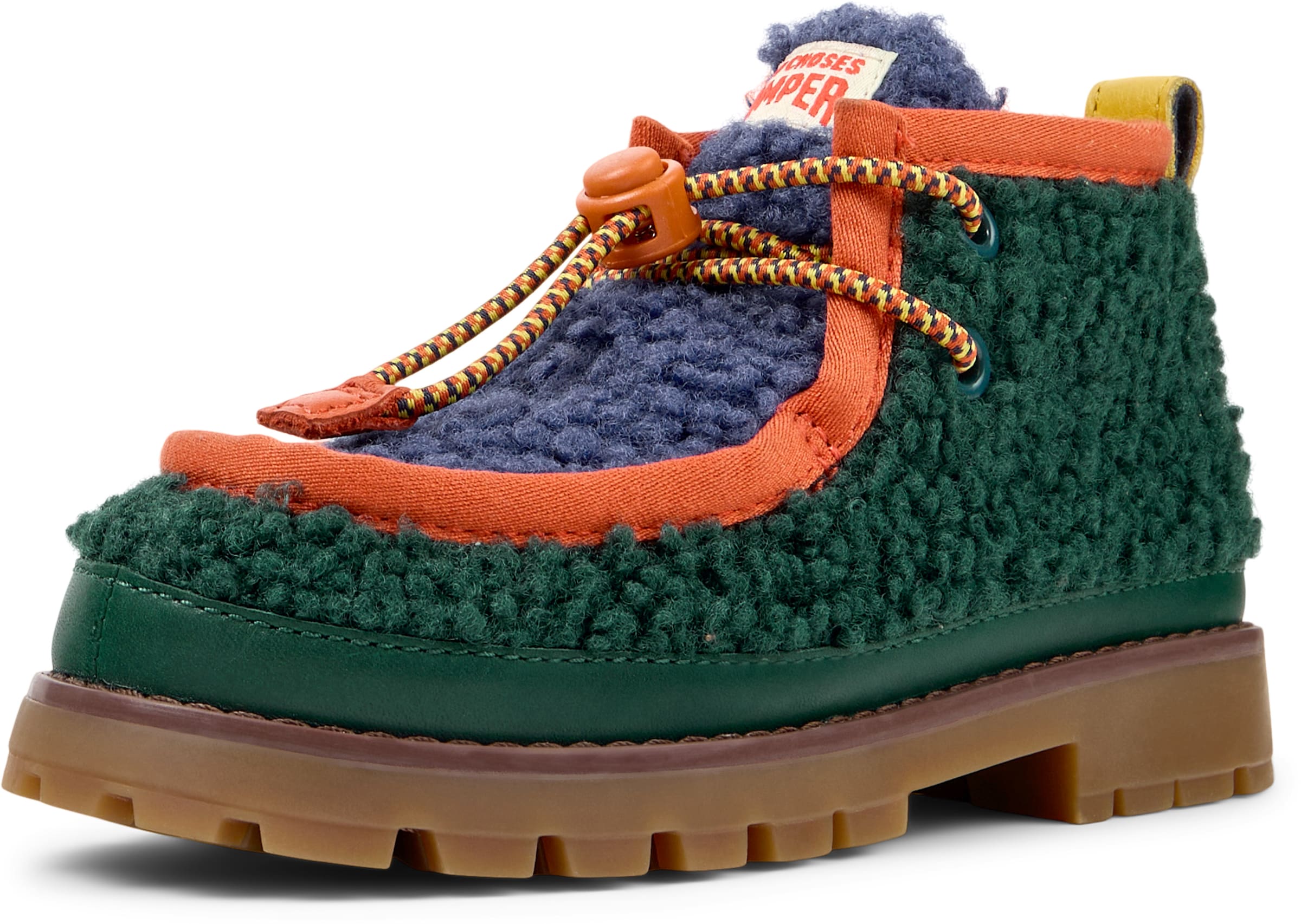 CAMPER Lage schoen 'Dy Bobo Choses' in Groen: voorkant