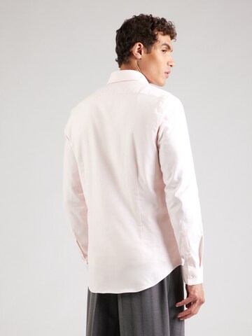 Calvin Klein Klasický střih Košile – oranžová: zadní strana