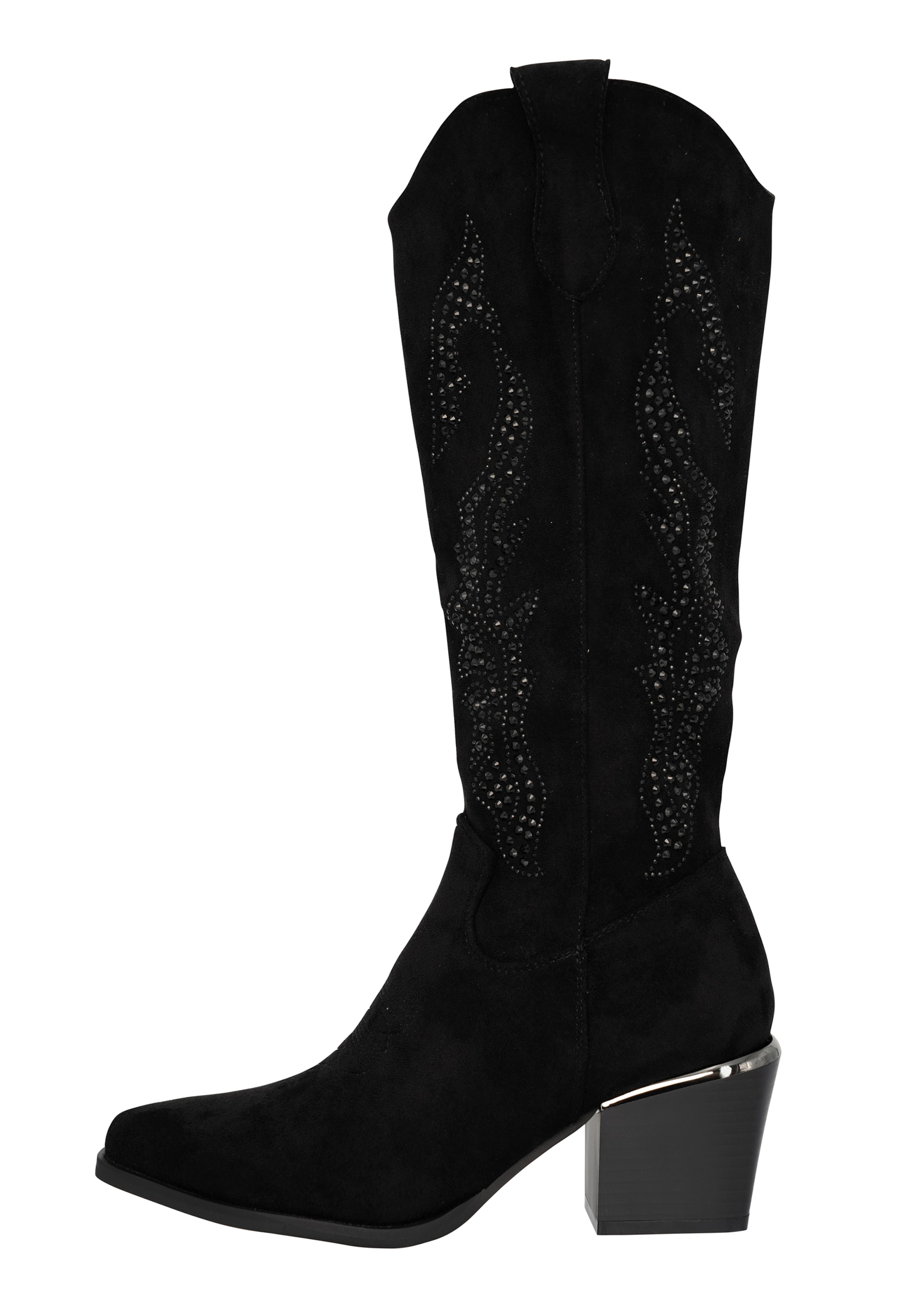 Bottes de cowboy Salinyang en noir