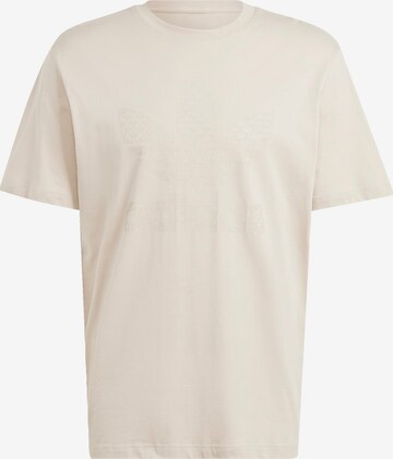 T-Shirt ADIDAS ORIGINALS en beige : devant