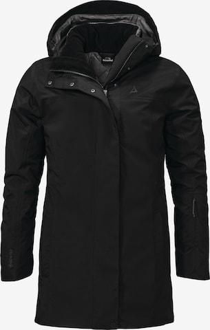 Schöffel Outdoor Jacket 'Barth' in Black: front
