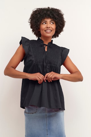 CULTURE Blouse 'Chresta' in Zwart: voorkant