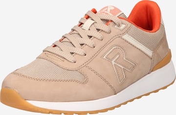 Sneaker bassa 'Evolution' di Rieker Sport in beige: frontale