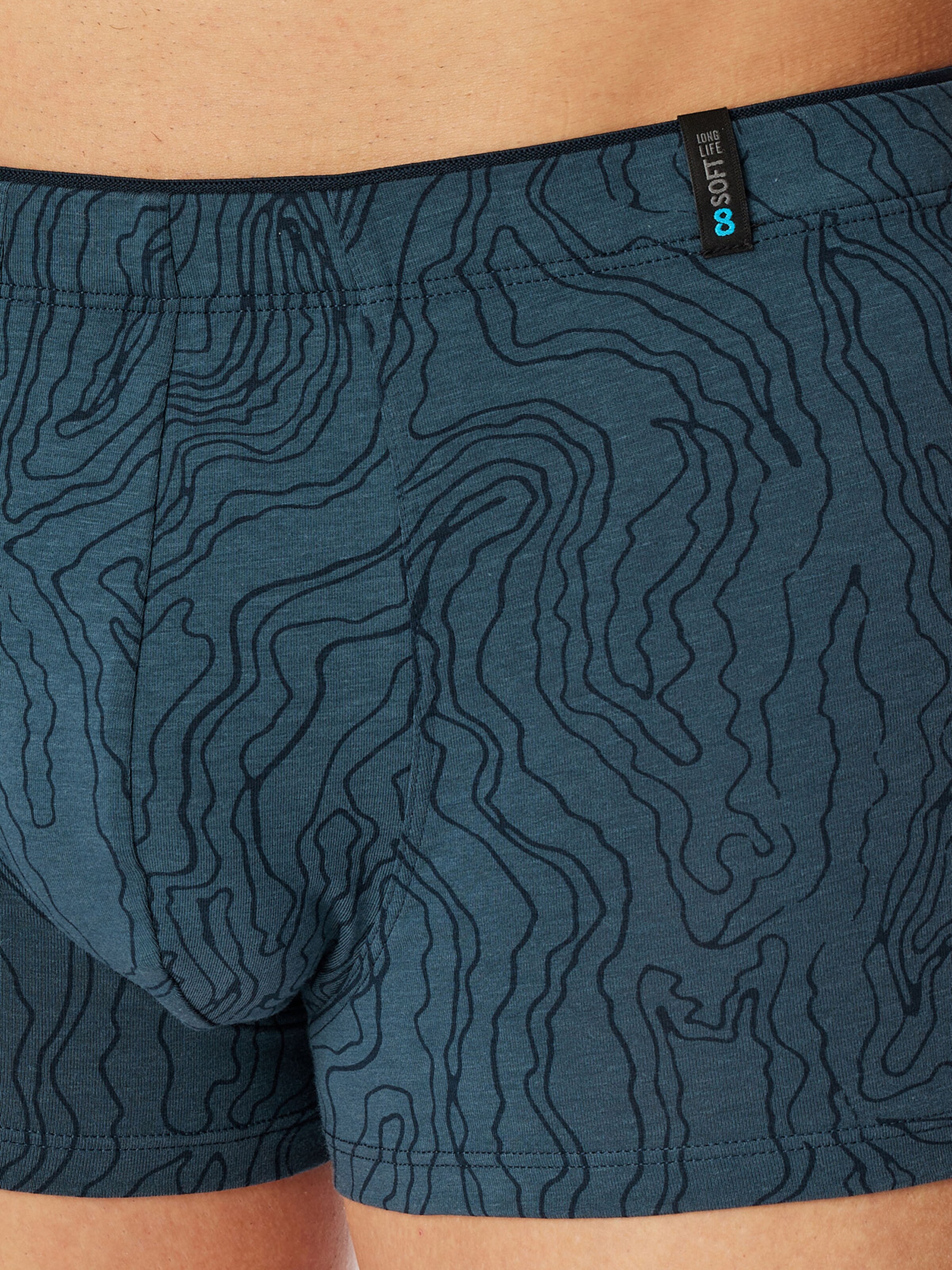 SCHIESSER Trunk 'Long Life Soft' in Blau