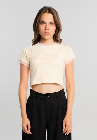 Another Cotton Lab - Camisa 'Post Pilates' em bege: frente