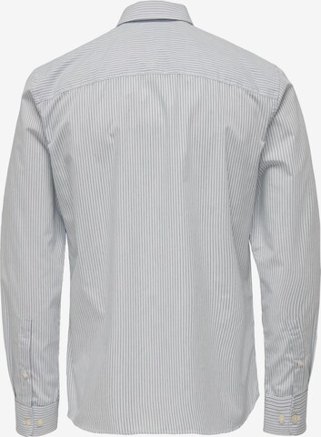 Only & Sons Slim fit Button Up Shirt in White