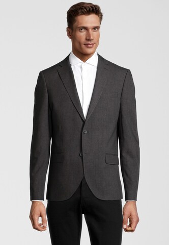 Coupe slim Veste de costume Steffen Klein en gris : devant