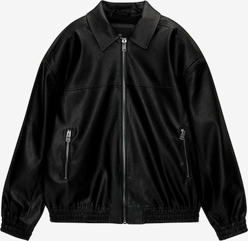 Veste mi-saison Pull&Bear en noir : devant