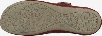 JOSEF SEIBEL Ballet Flats with Strap 'Fiona' in Red