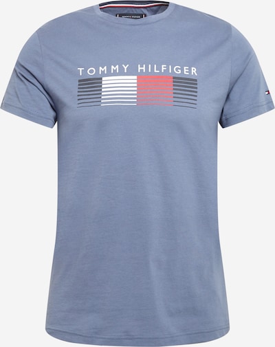 TOMMY HILFIGER Tričko - noční modrá / chladná modrá / červená / bílá, Produkt