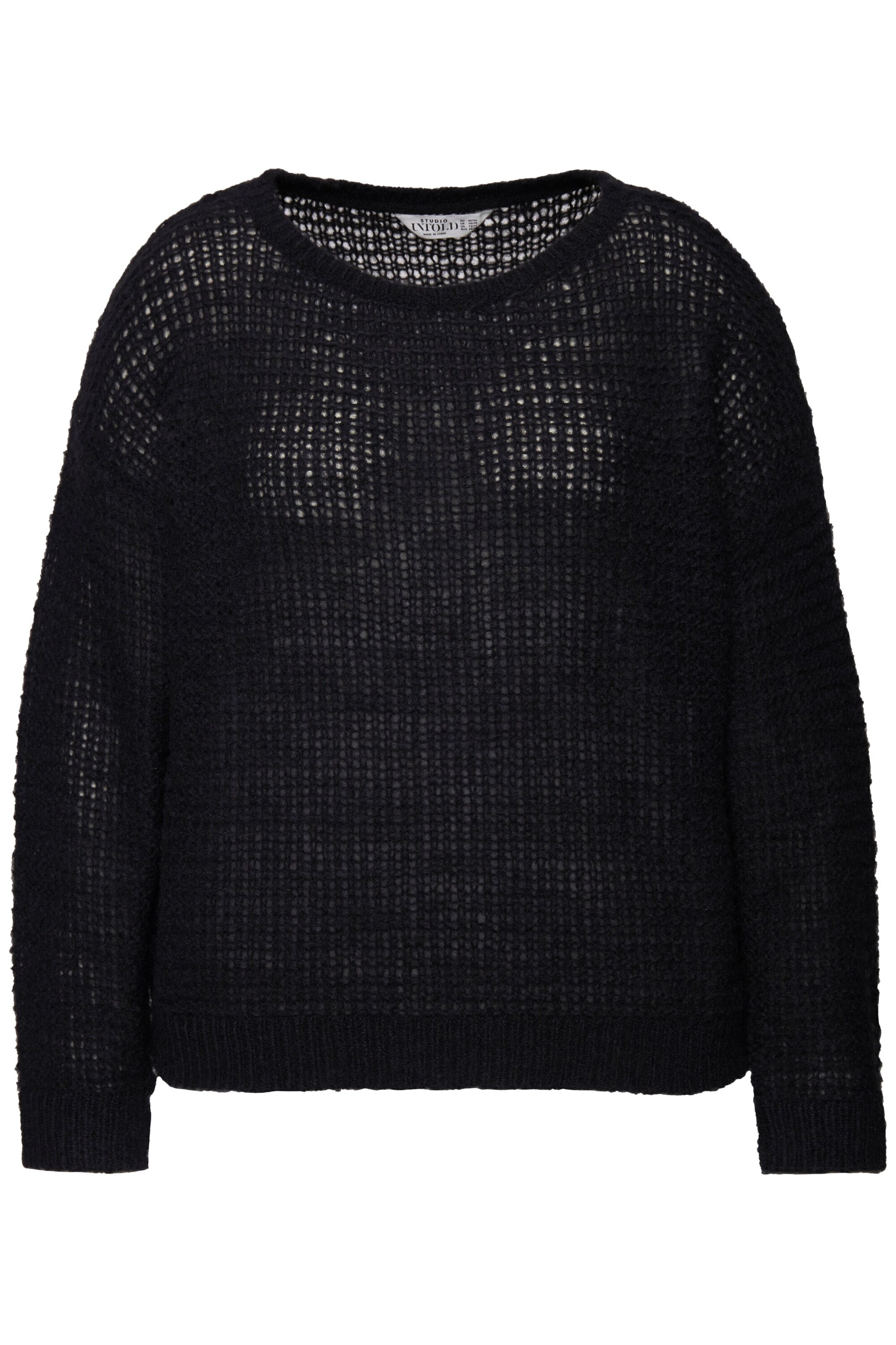 Studio Untold Pullover in Schwarz: Vorderseite