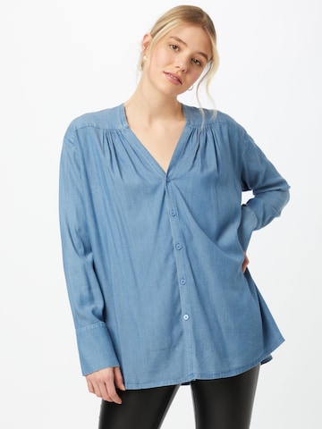 STEFFEN SCHRAUT - Blusa 'Lauren' em azul: frente