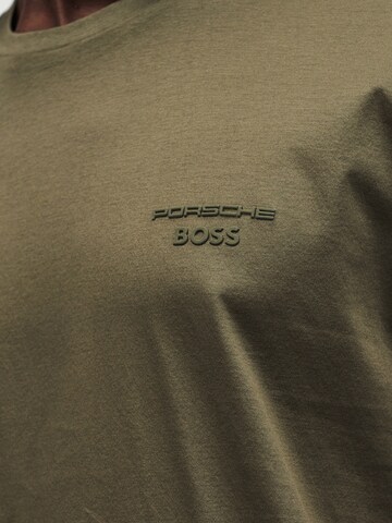 BOSS Тениска 'Spirit 70' в зелено