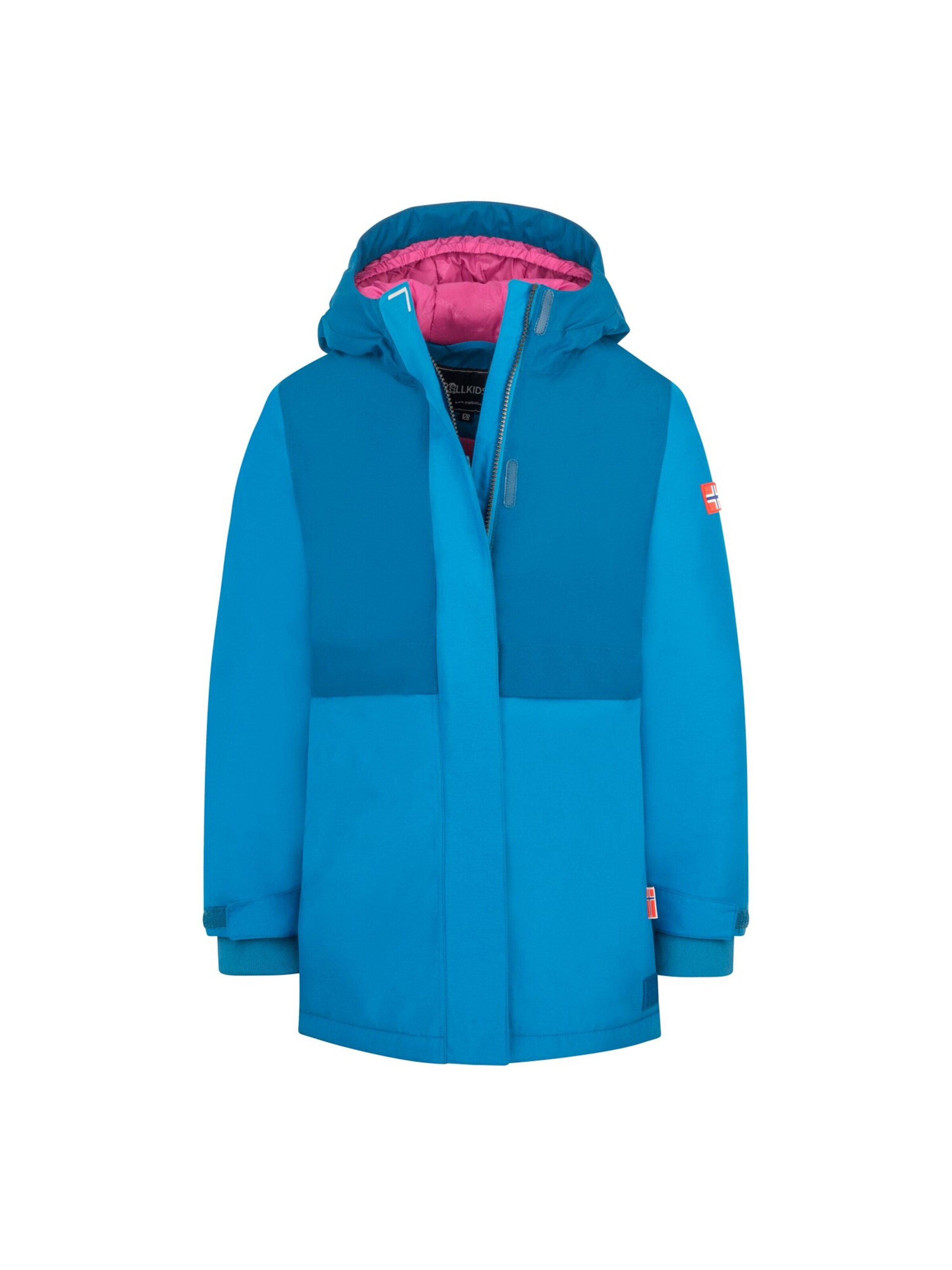 TROLLKIDS Winter Jacket 'Hovden' in Blue: front