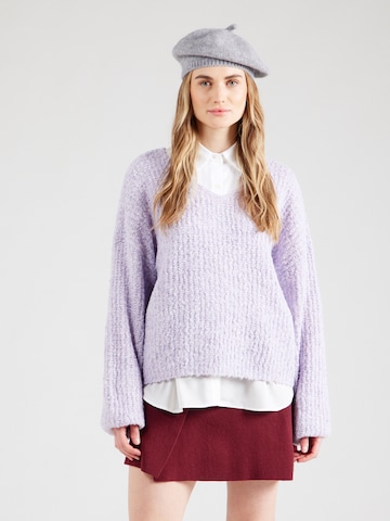 VERO MODA Sweater 'VMJULIETTE' in Purple: front