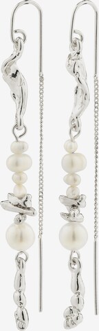 Boucles d'oreilles 'Intent' Pilgrim en argent : devant