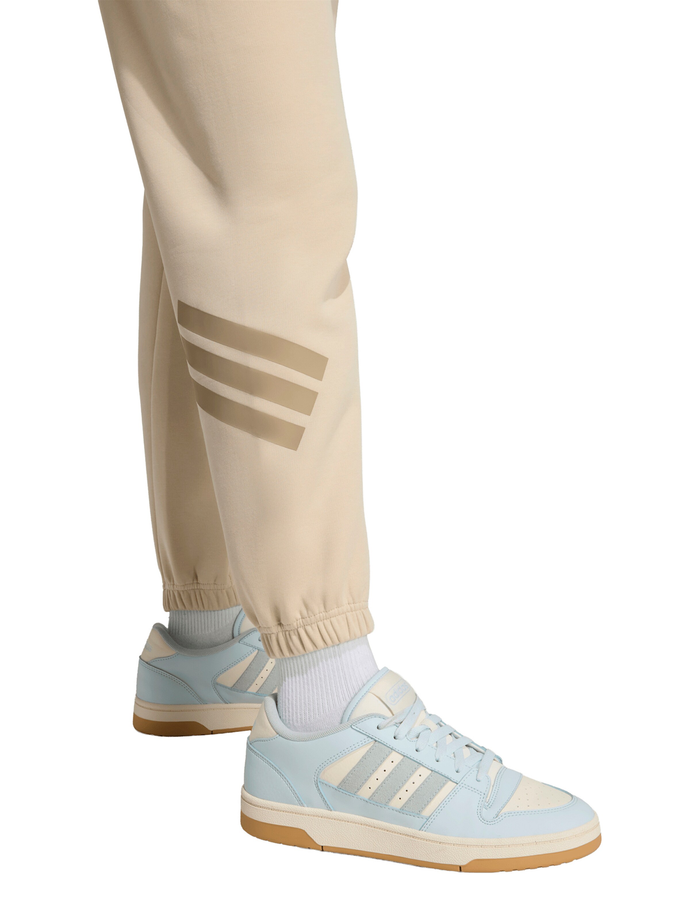 Tapered Pantaloni de la ADIDAS SPORTSWEAR pe bej