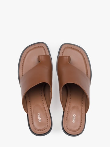 Estro Pantolette '503-07'‌‌‌‌ in Braun