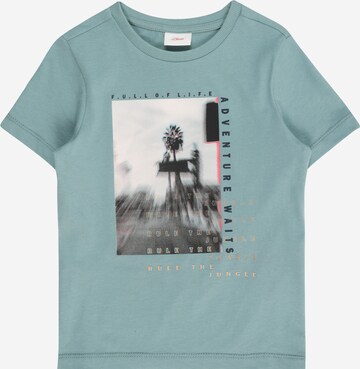 T-Shirt s.Oliver en bleu : devant