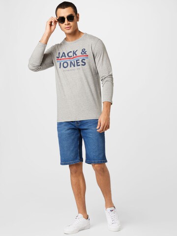 JACK & JONES Tričko 'Ron' – šedá