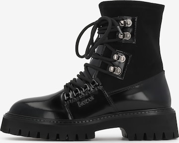 KazarGležnjače na vezanje - crna boja: prednji dio