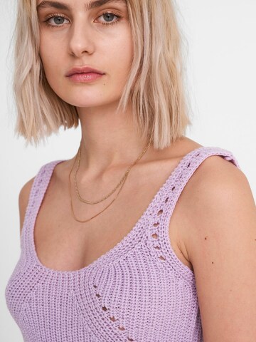 Noisy may Knitted Top 'Alonso' in Purple