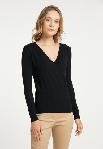 Pull-over DreiMaster Klassik en noir : devant