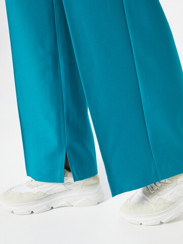 Y.A.S - Pierna ancha Pantalón de pinzas 'Deeply' en azul