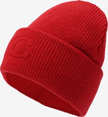 raudona COACH Megzta kepurė: priekis