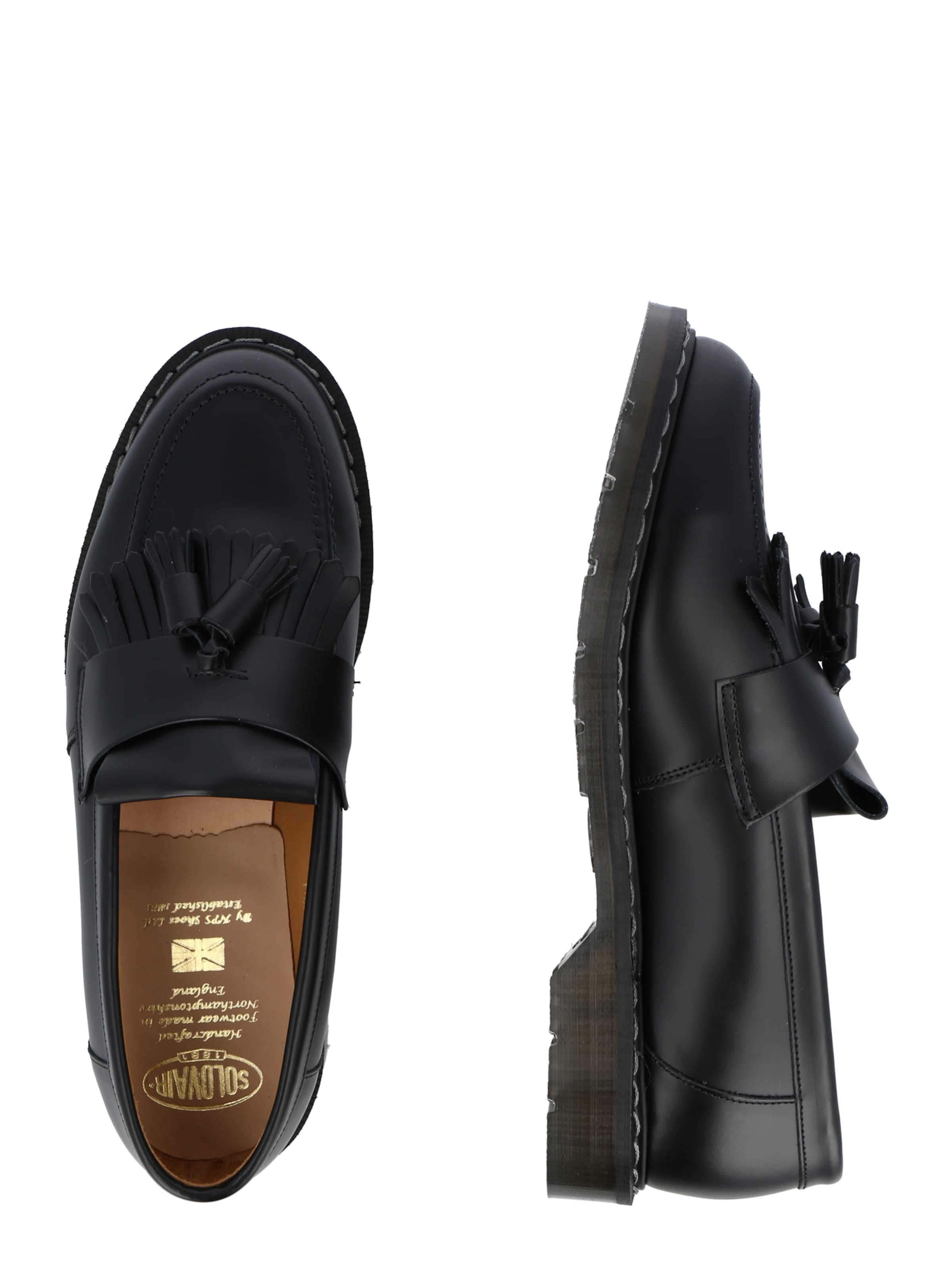 Solovair Slip-ons in Black