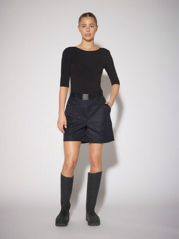 SOMETHINGNEW Wide leg Broek in Zwart