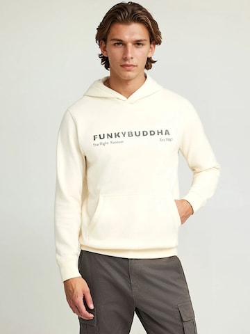 Funky Buddha Sweatshirt in Beige: Vorderseite