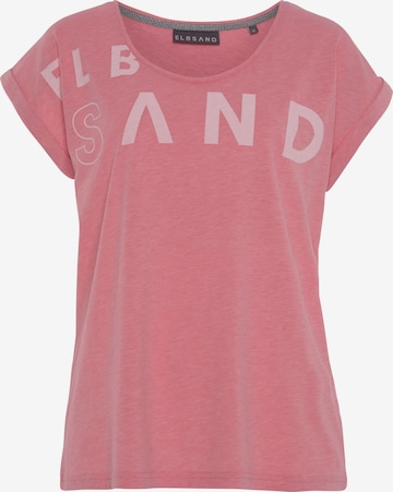 T-shirt Elbsand en rose : devant