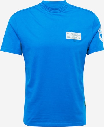 NAPAPIJRI Shirt 'S-AMUN' in Blauw: voorkant