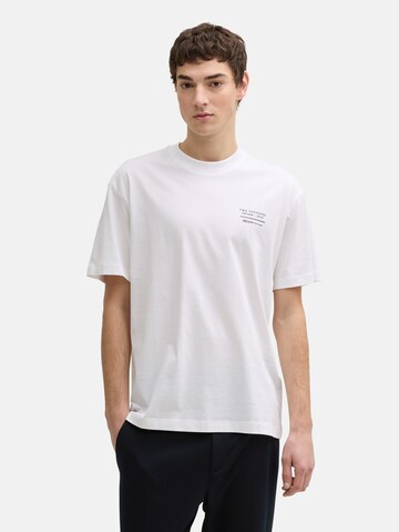 TOM TAILOR DENIM T-Shirt in Weiß