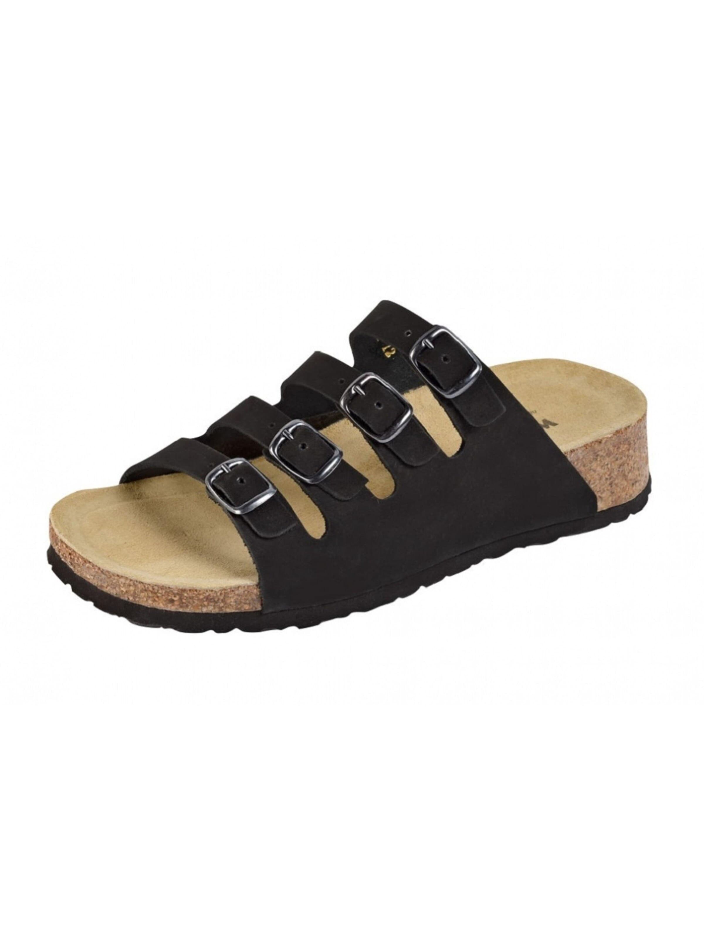 Weeger Sandale 'Keilpantolette 11460-20'‌‌‌‌‌‌ in Schwarz: Vorderseite