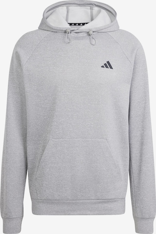 ADIDAS PERFORMANCE Athletic Sweatshirt in Grey: front