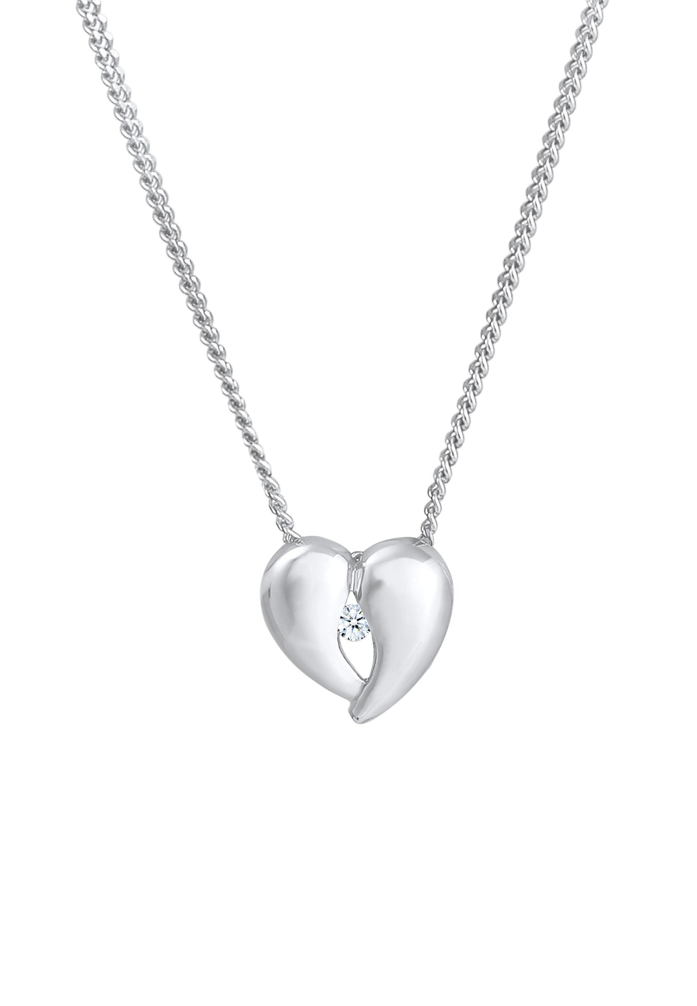 Elli DIAMONDS Ketting in Zilver: voorkant