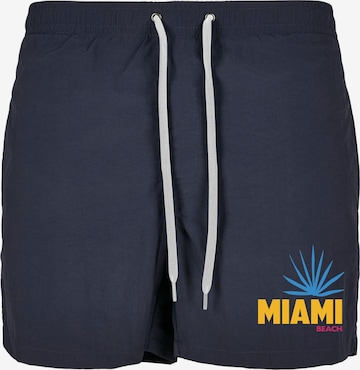 MT Men Badeshorts 'Miami' in Blau: predná strana