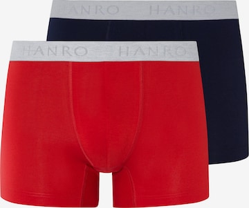 Hanro Boxershorts ' Cotton Essentials ' in Blauw: voorkant