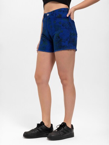 By Diess Collection Slim fit Trousers in Blue