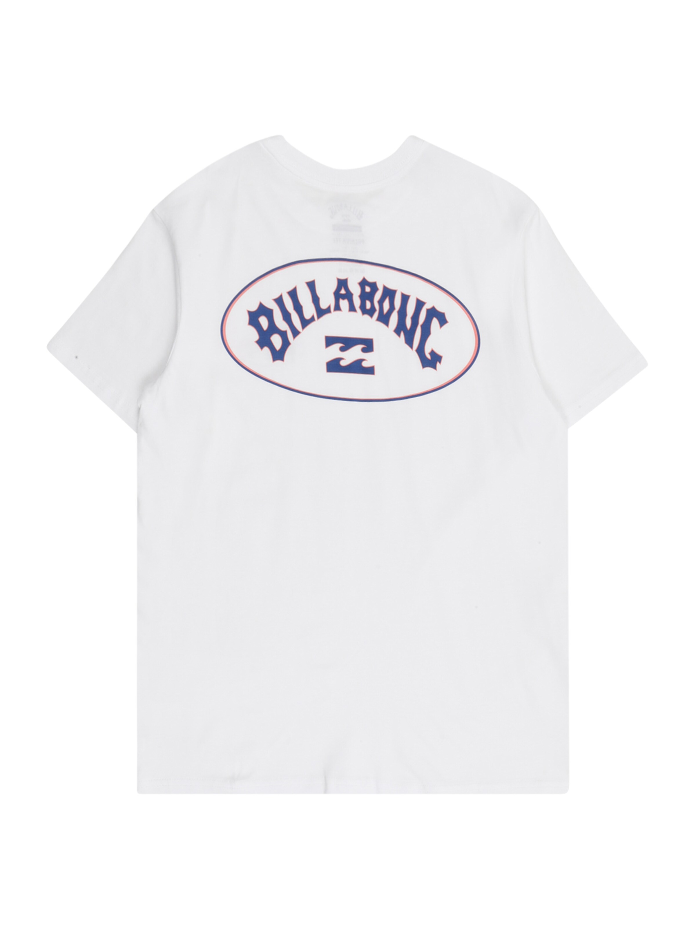 BILLABONG Funkcionalna majica 'Orbit' | bela barva