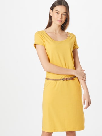 Ragwear - Vestido 'MONTANA' em amarelo: frente