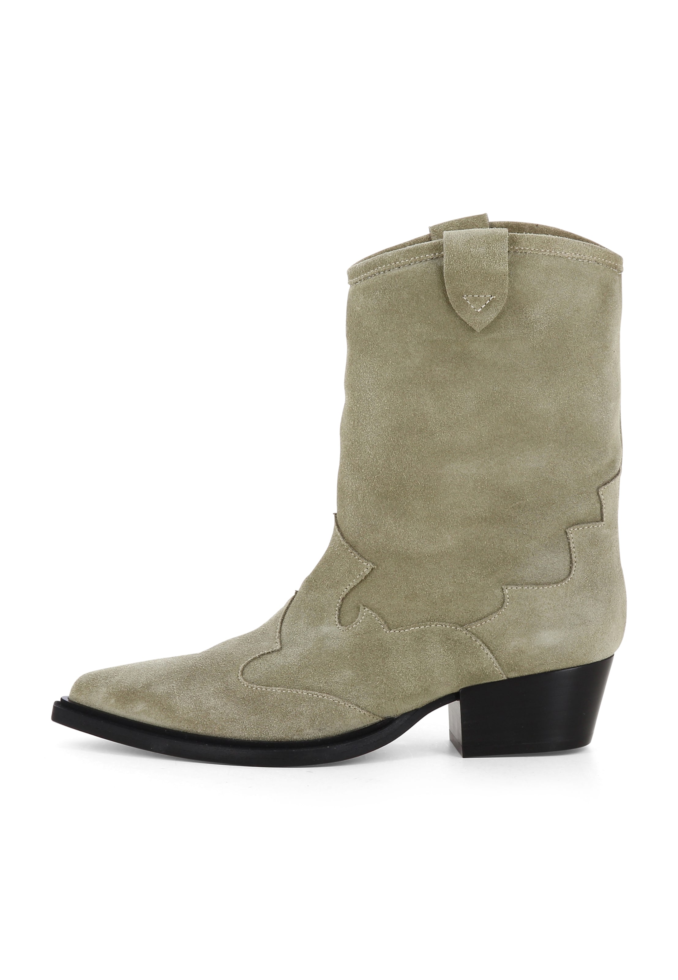 EVITA Cowboy boot 'GINEVRA' in Grey: front