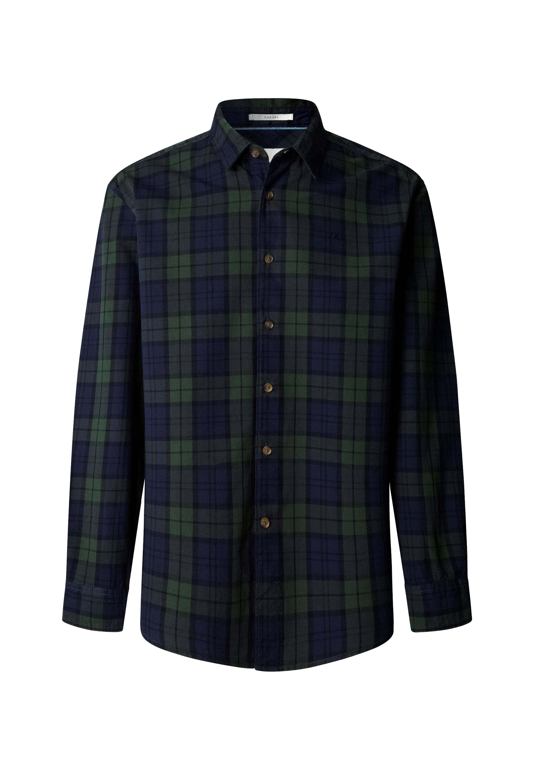 Pepe Jeans - Ajuste regular Camisa 'Remi' en azul: frente