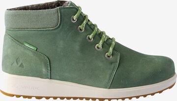 VAUDE Lace-Up Ankle Boots 'UBN Solna Mid 3.0' in Green