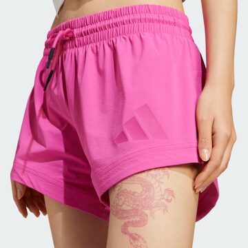 Largi Pantaloni sport 'Z.N.E.' de la ADIDAS SPORTSWEAR pe roz