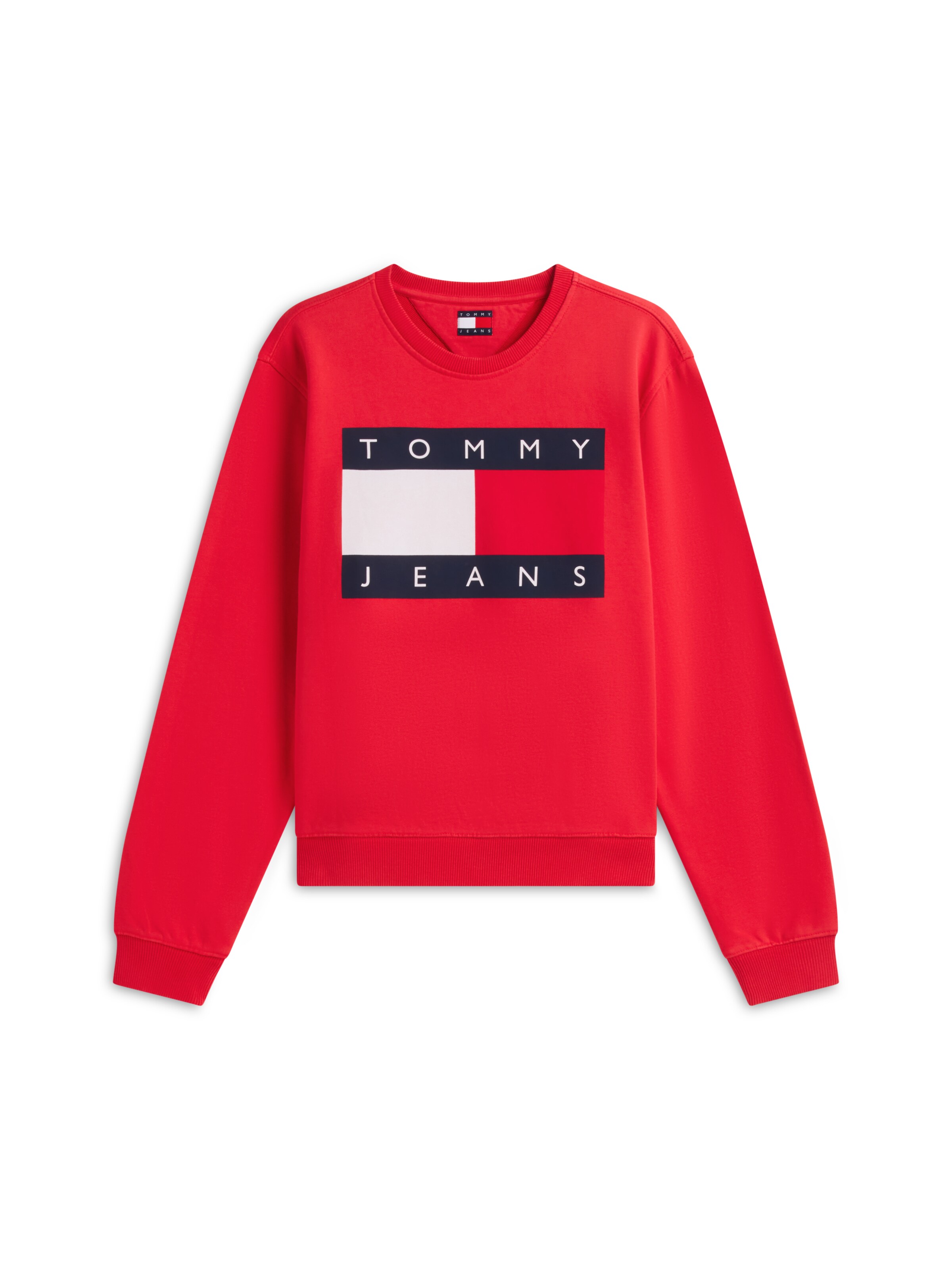 Tommy Jeans Sweatshirt in Rot: Vorderseite