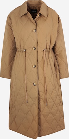 ONLY Between-Seasons Coat 'NAYA' in Brown: front