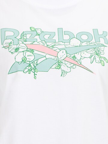 Reebok - Camisa funcionais 'Quirky' em branco